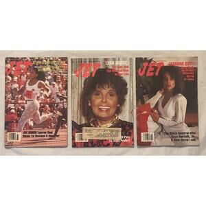 Vintage Jet Magazines Lot (3) 1988 Lena Horne, Jasmine Guy, Joyner